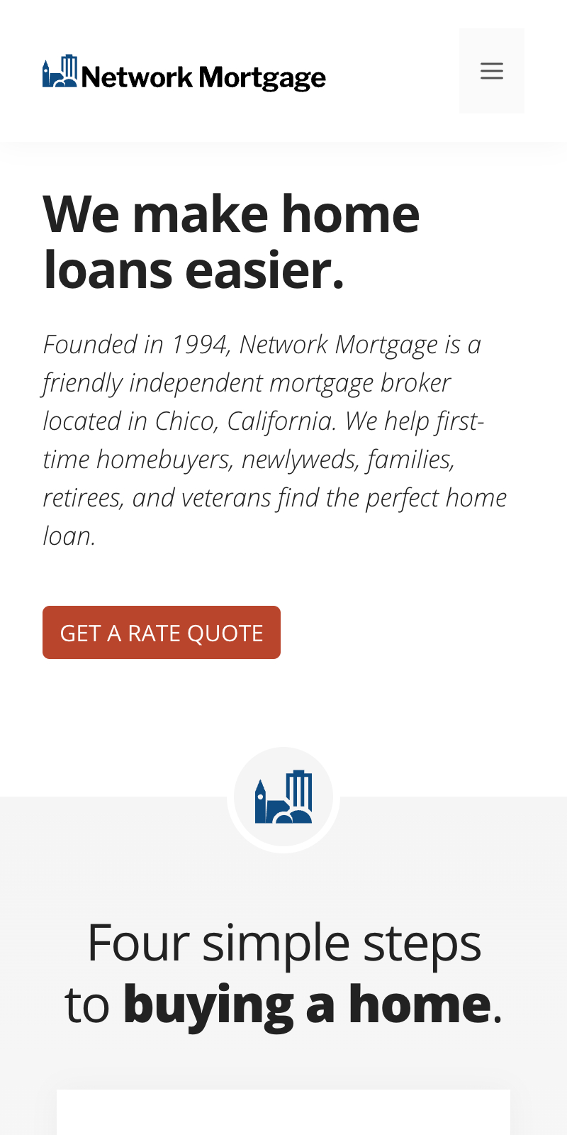 Ern Berck work project Network Mortgage